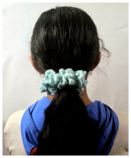 Aqua Scrunchie