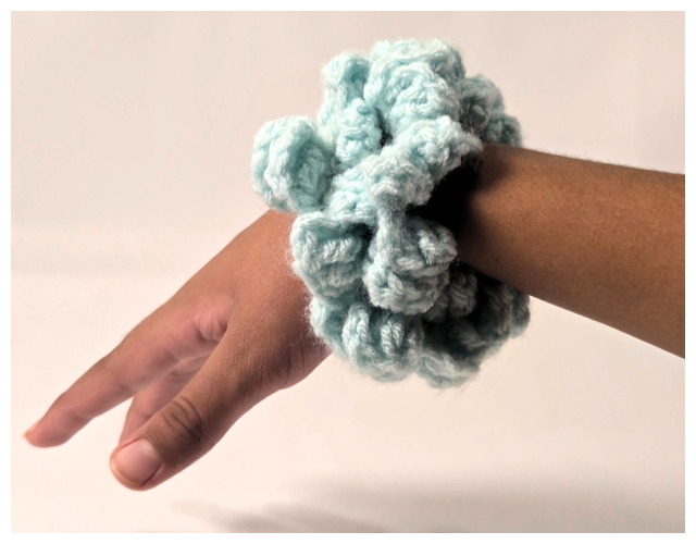 Aqua Scrunchie