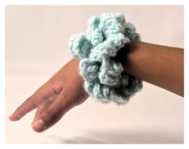 Aqua Scrunchie